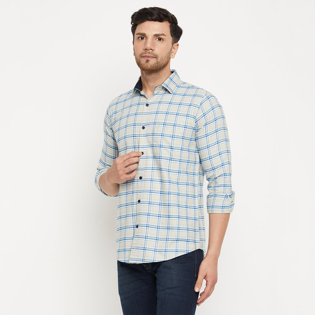 Duke Urban Men Full Sleeve Cotton Shirt (SDO5CKOR)