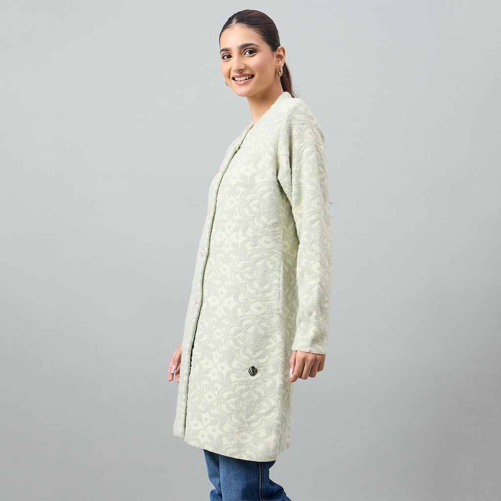 Duke Urban Women Full Sleeve Front Open Regular Cardigan (SDS1281)
