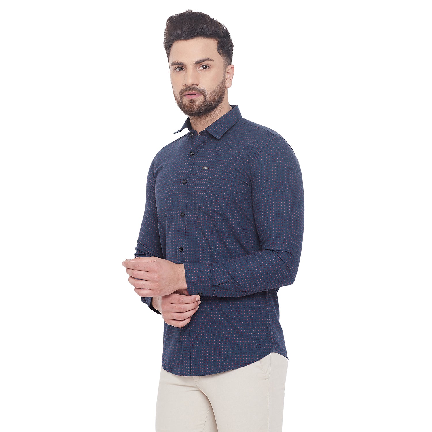 Duke Urban Men Full Sleeve Cotton Shirt (SDO8738)