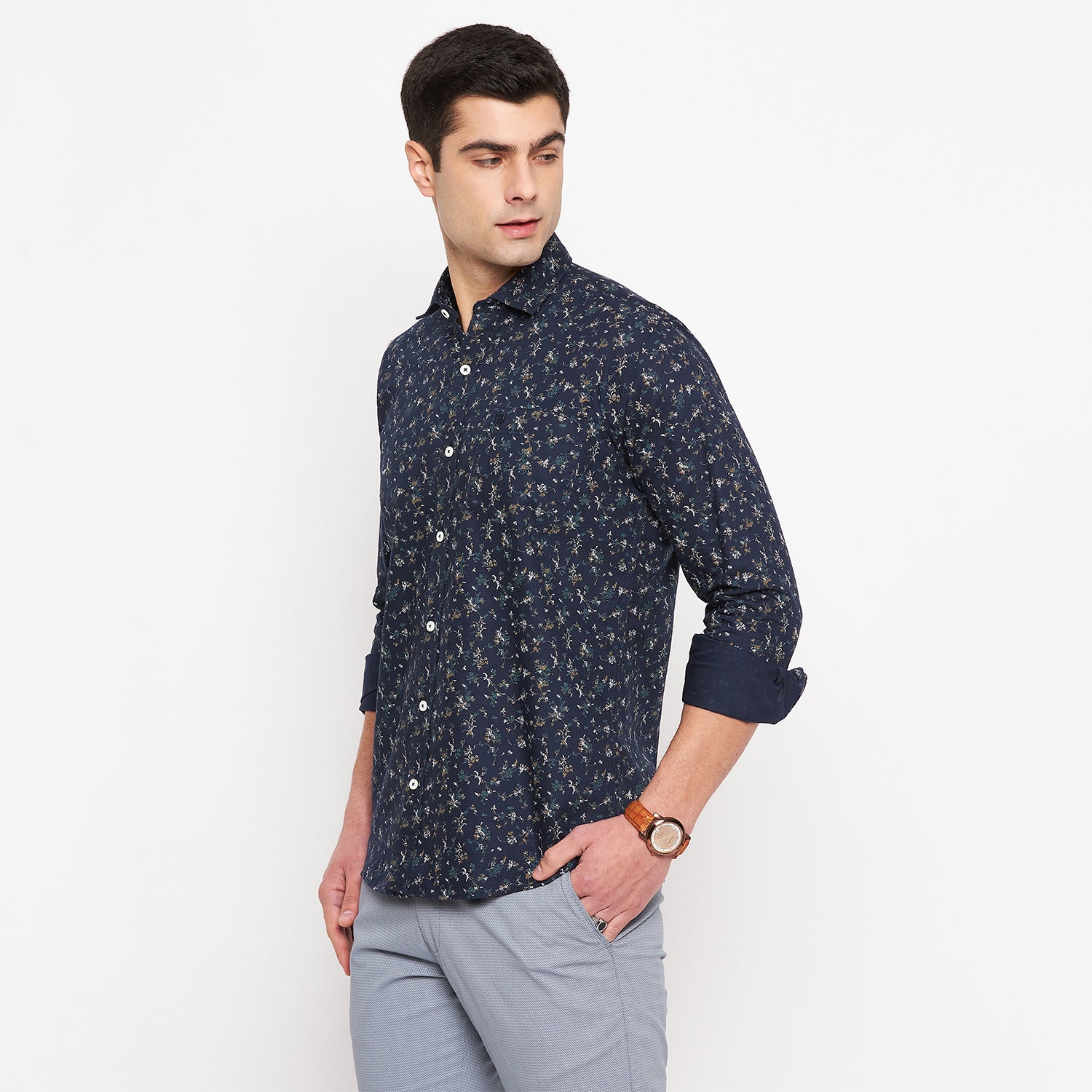 Duke Stardust Men Full Sleeve Cotton Shirt (SDO8PROI)