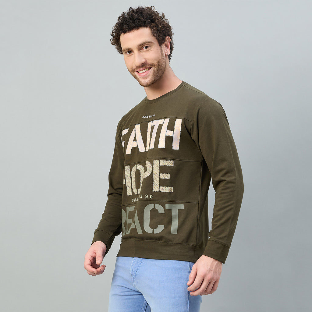 Duke Urban Men Round Neck Regular Sweatshirt (LF3948S)