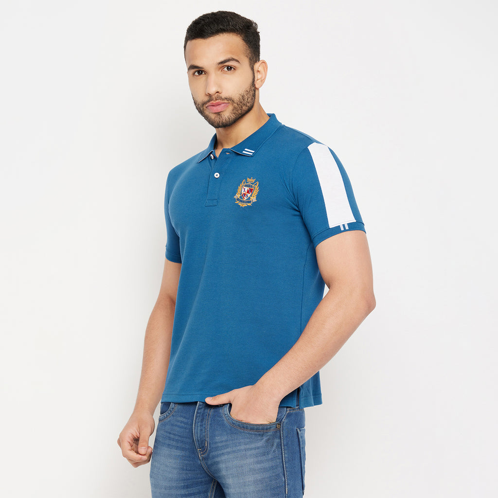 Duke Stardust Men Half Sleeve Polo Neck Cotton T-shirt (4007)