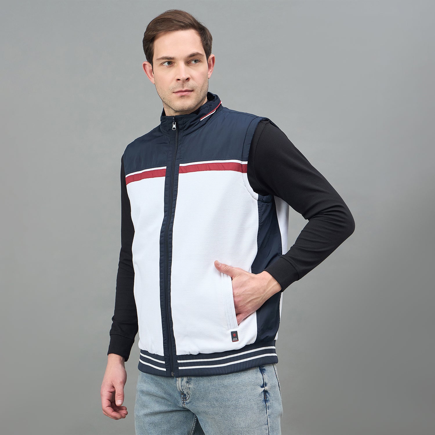Duke Urban Men Reversible Sleeveless Jacket (SDZ3101)