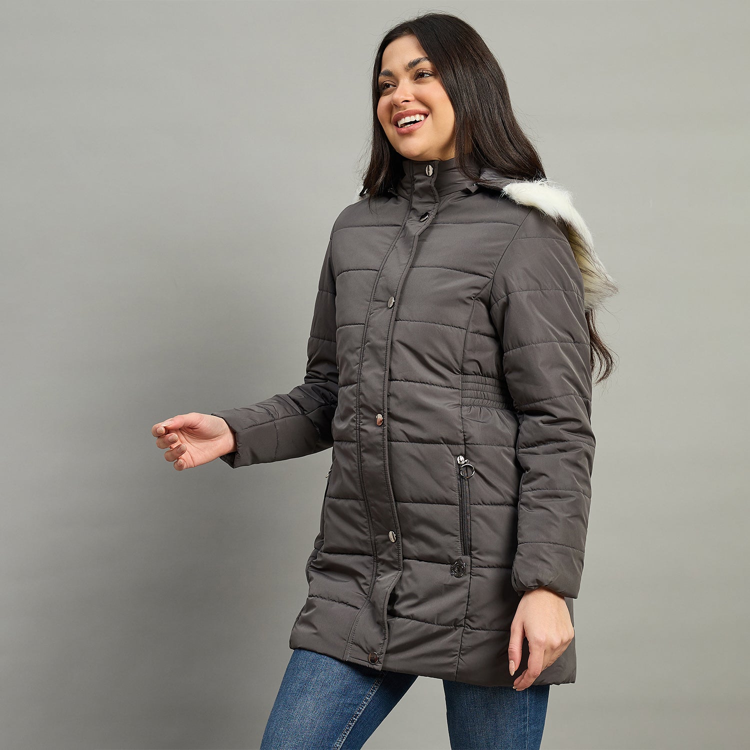 Duke Urban Women Short Style Full Sleeve Hooded Jacket (SDZ4180)