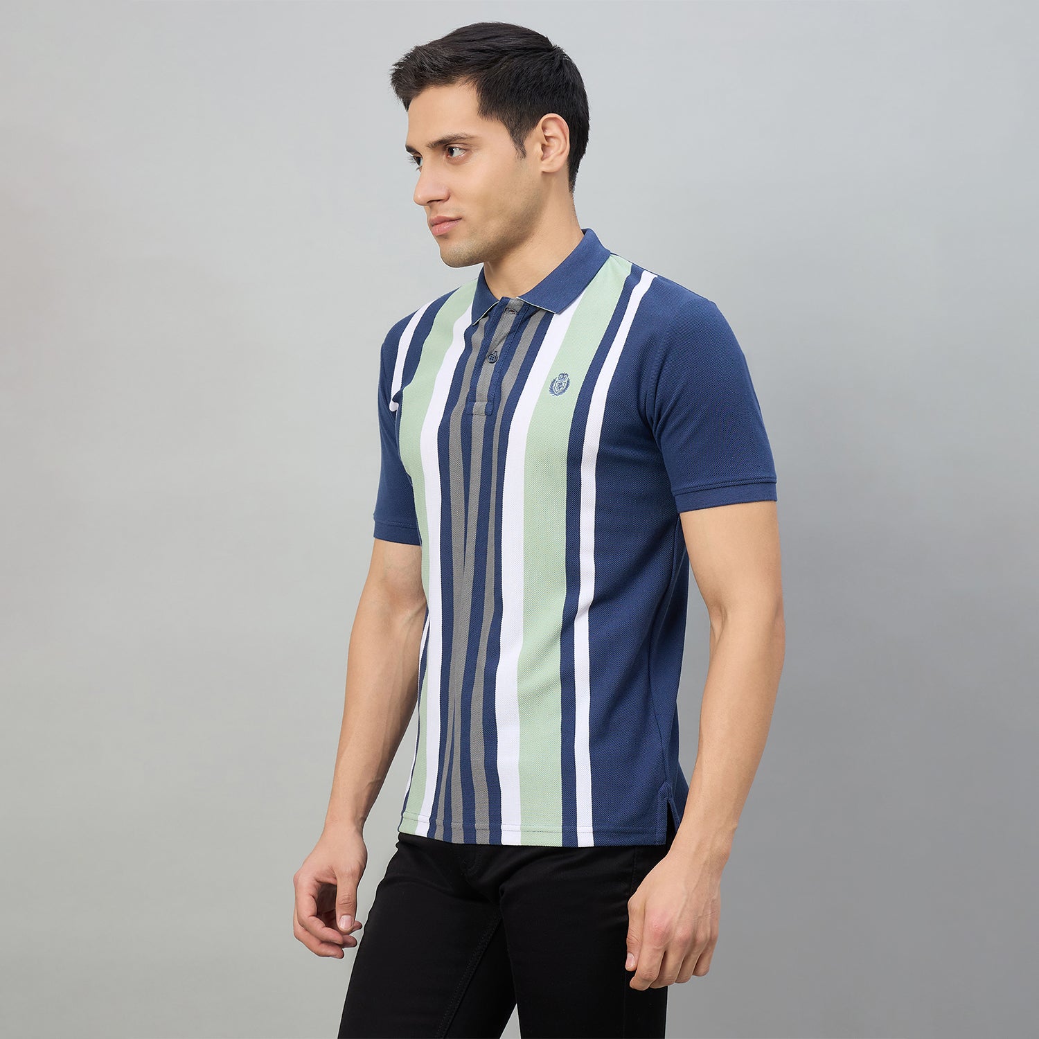 Duke Men Half Sleeve Cotton Regualr Fit Casual T-shirt (LF7913)