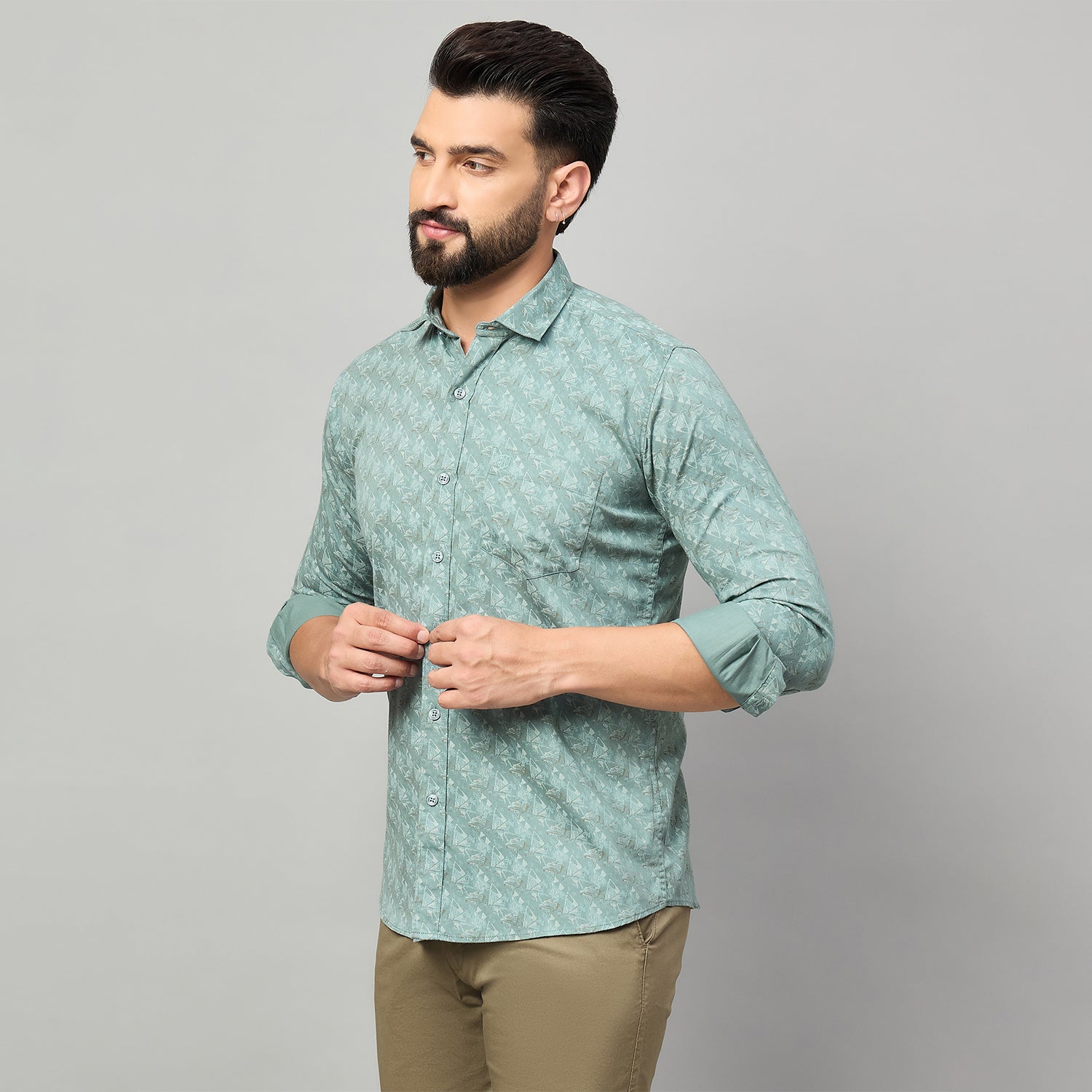 Duke Urban Men Full Sleeve Cotton Shirt (SDO8PRAX)