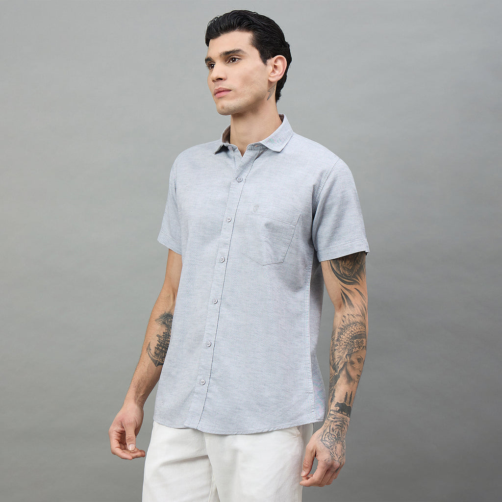 Duke Urban Men Short Style Casual Half Sleeve Shirt (SDO4PLCC)