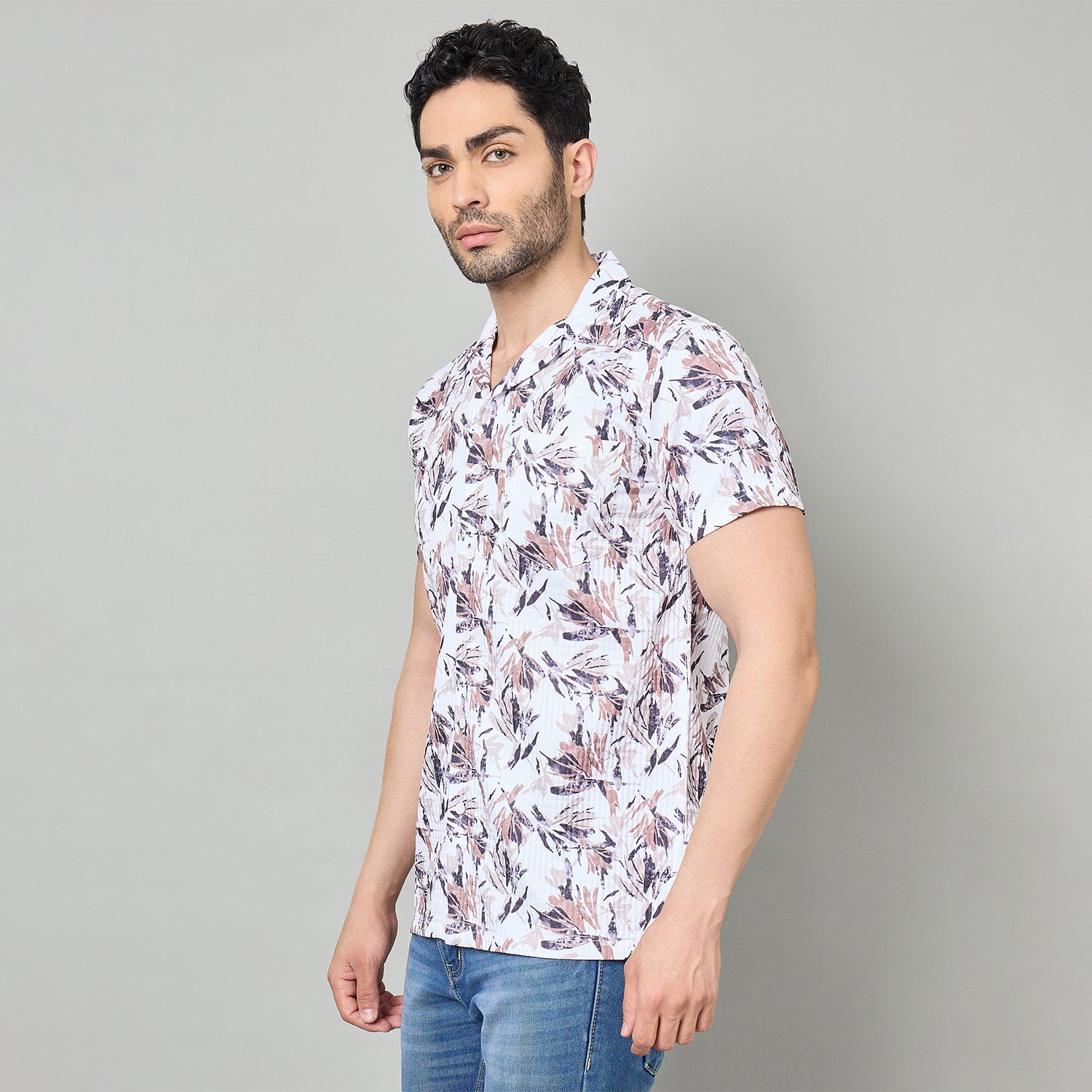 Duke Urban Men Half Sleeve Cotton Shirt (LF6086T)
