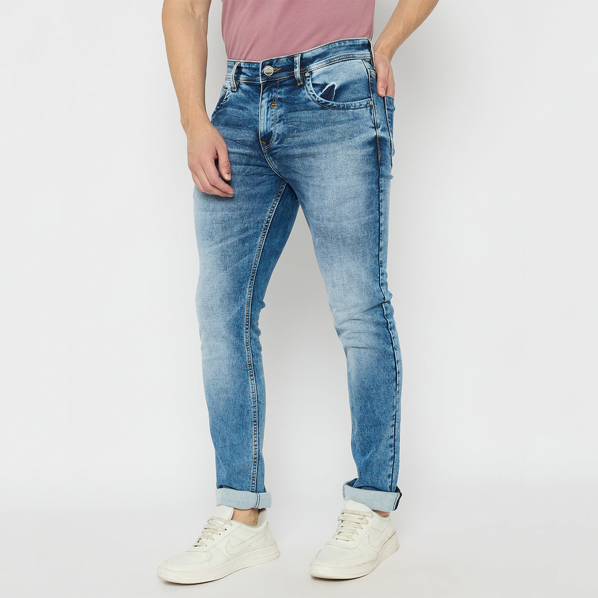 Duke Urban Men Slim Fit Stretchable Jeans (SDD5690S)