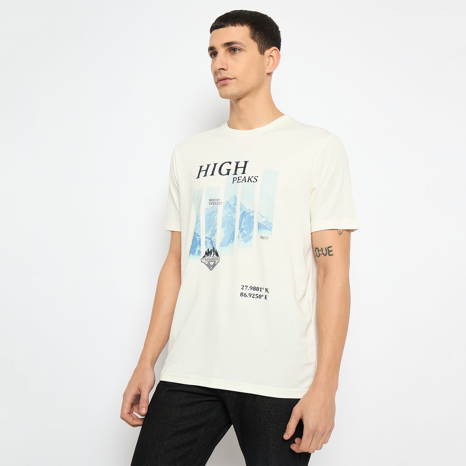 Duke Urban Men Half Sleeve Cotton Tshirt (LF7249)