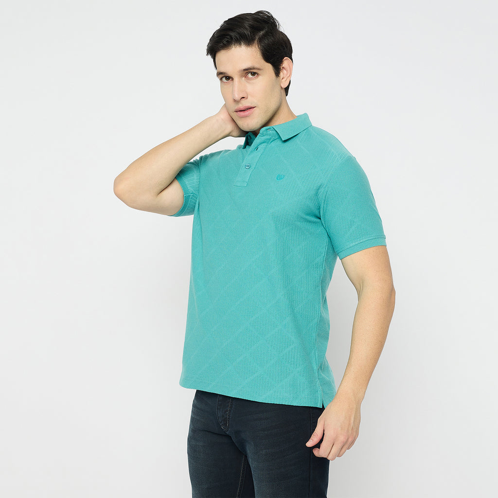 Duke Urban Men Half Sleeve Cotton Collared Tshirt (LF7558)
