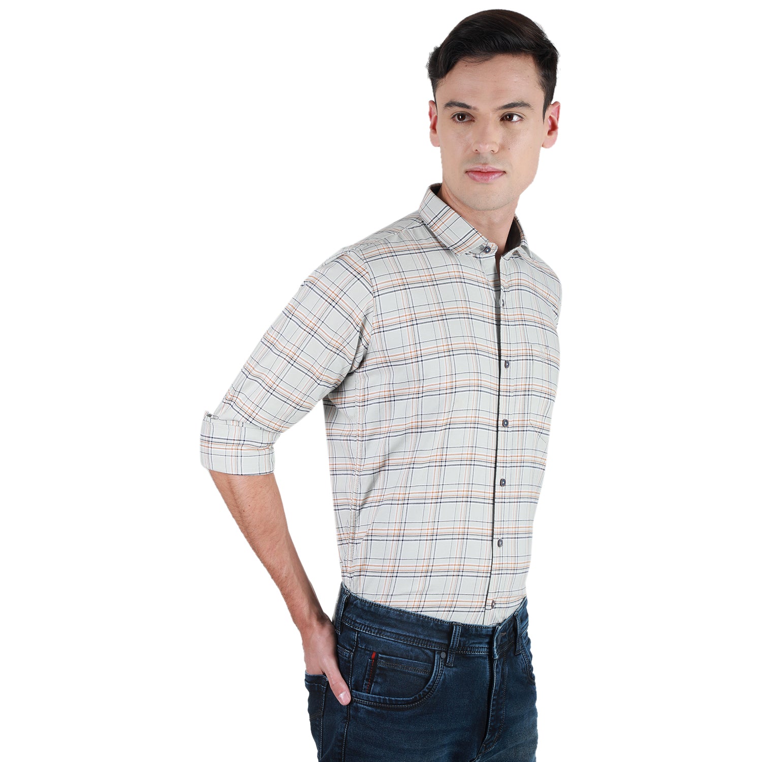 Duke Stardust Men Full Sleeve Cotton Shirt (SDO8CKOE)