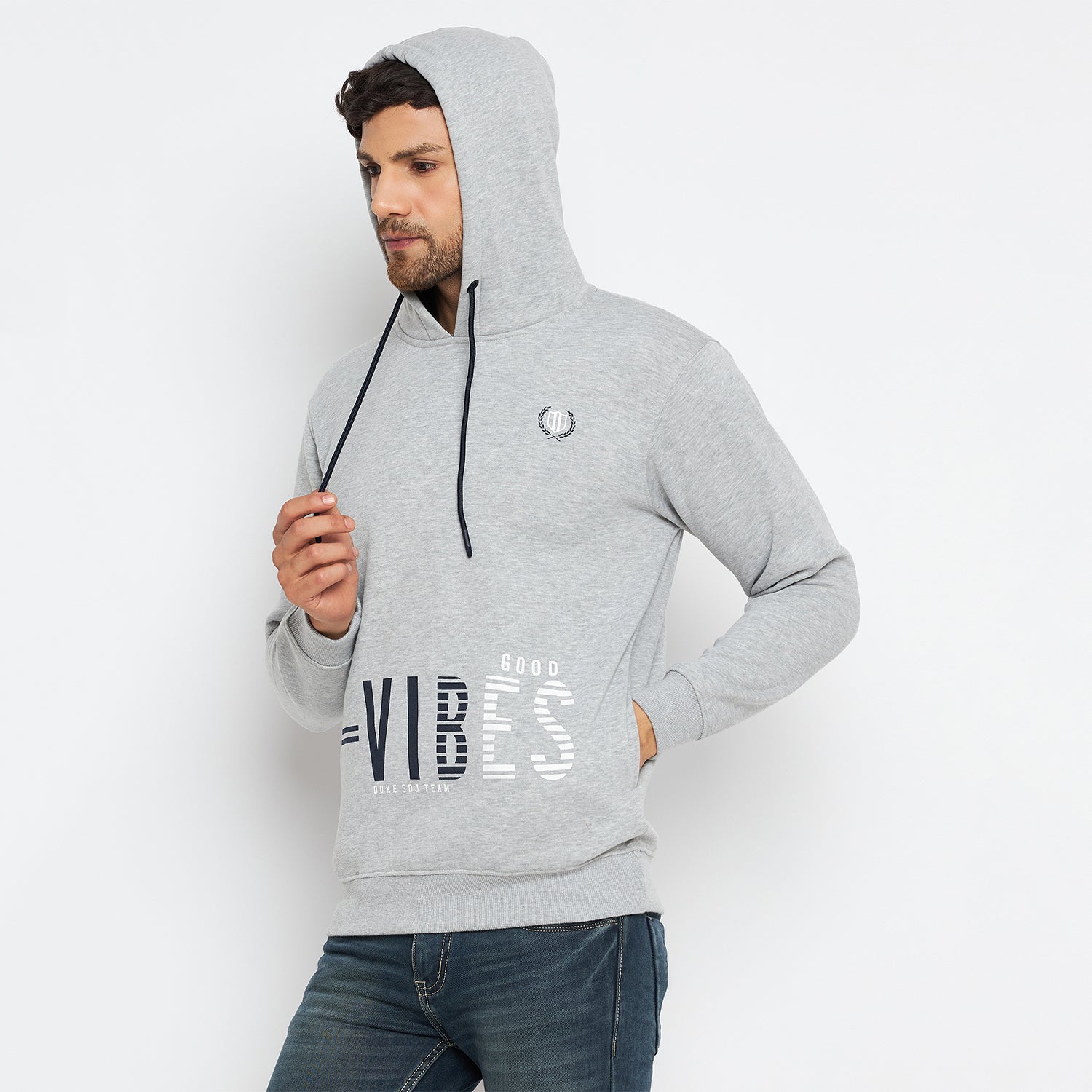 Duke Urban Men Hooded Sweatshirt  (LF3896)