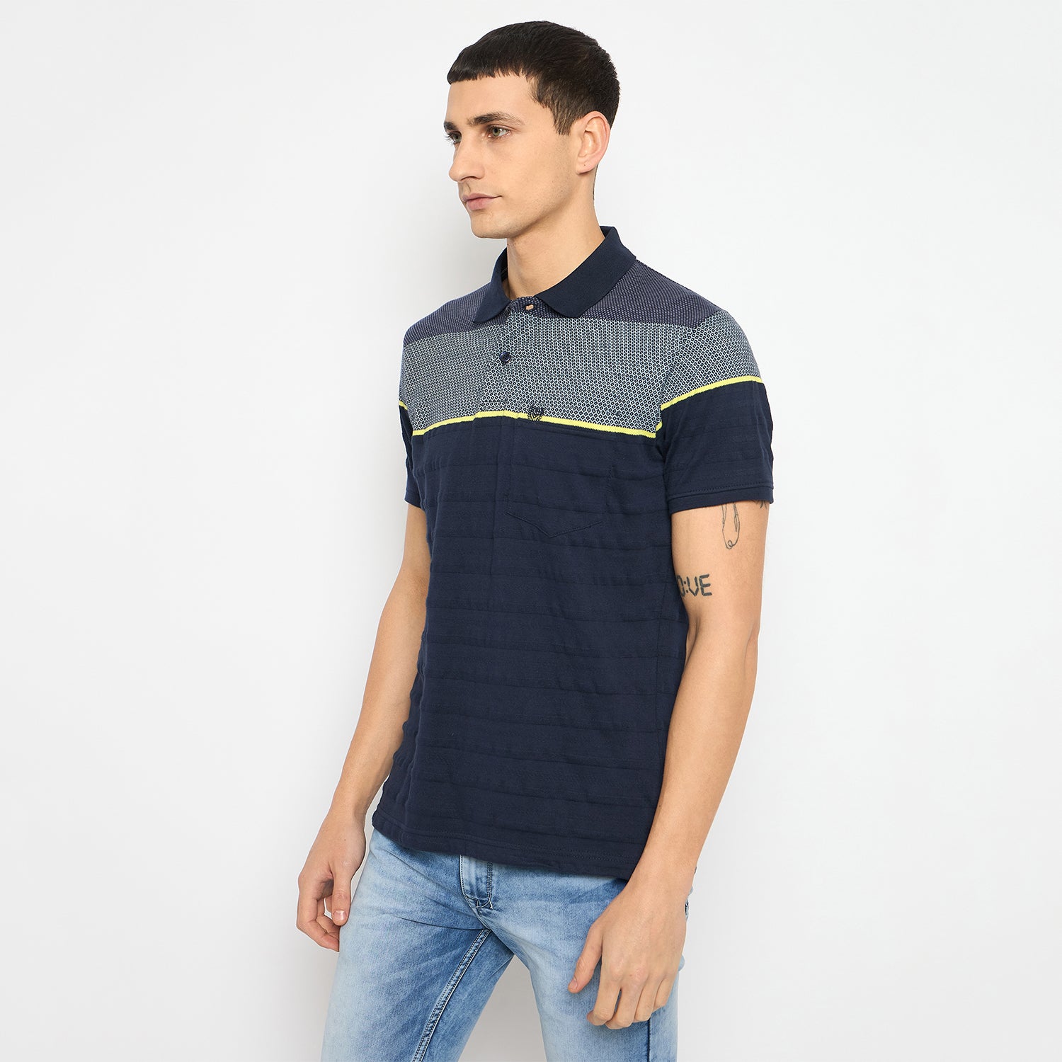 Duke Urban Men Half Sleeve Cotton Tshirt (LF7213)
