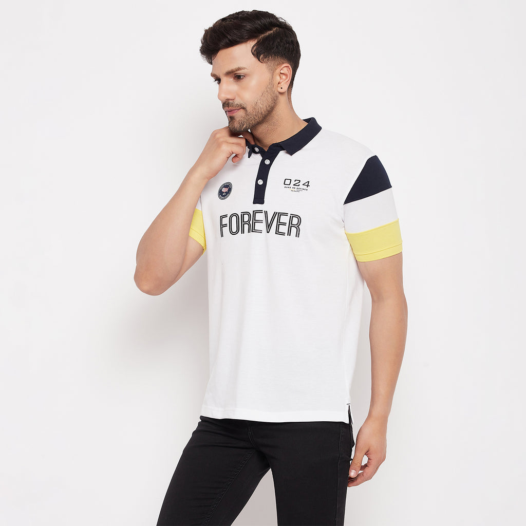 Duke Stardust Men Polo Neck Half Sleeve Cotton T-shirt (1109)