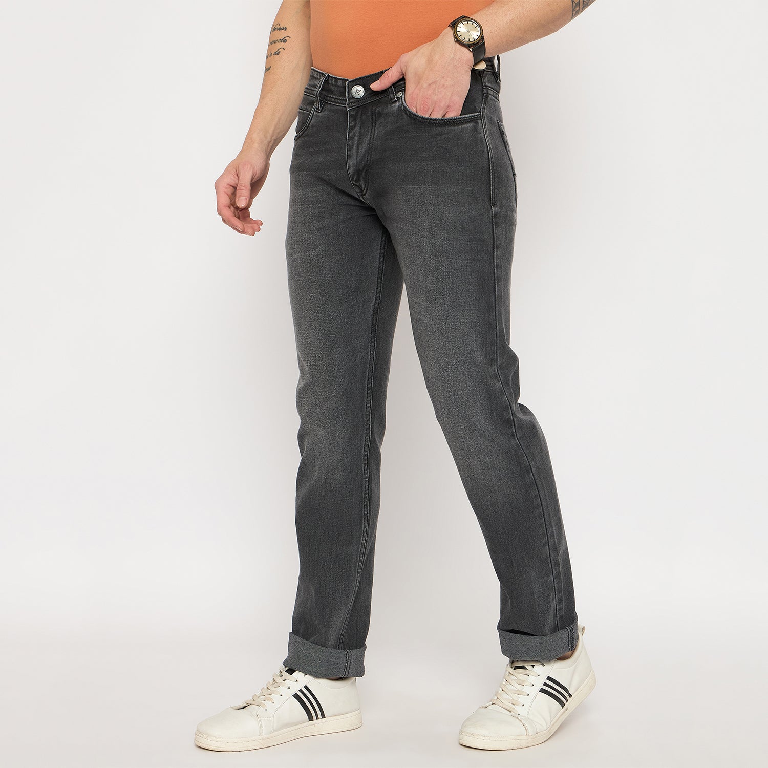 Duke Urban Men Comfort Fit Stretchable Jeans (SDD5656C)