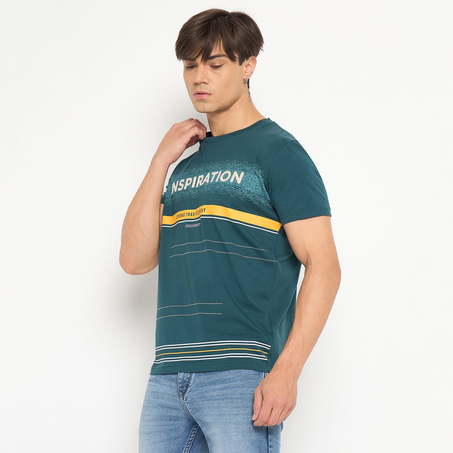 Duke Urban Men Half Sleeve Cotton T-shirt (LF7098)