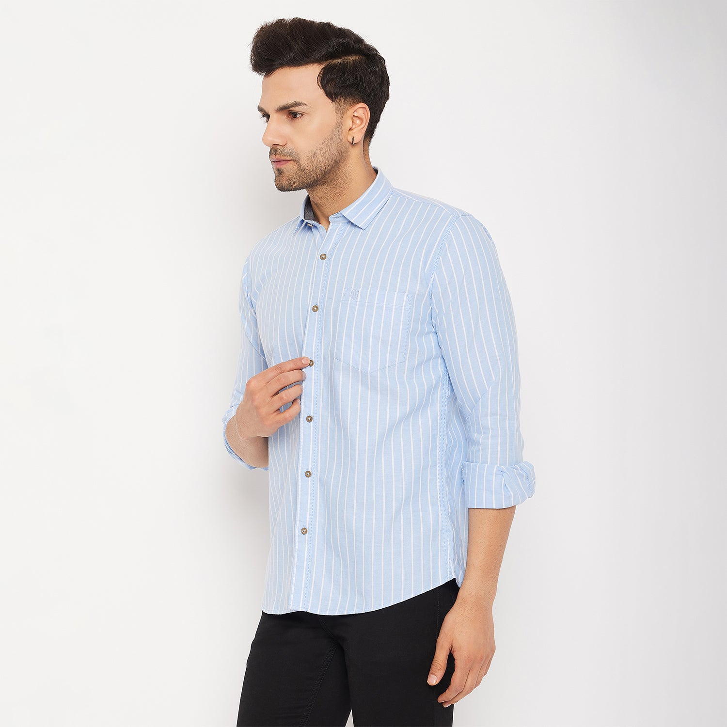 Duke Stardust Men Cotton Full Sleeve Shirt (SDO8STO)