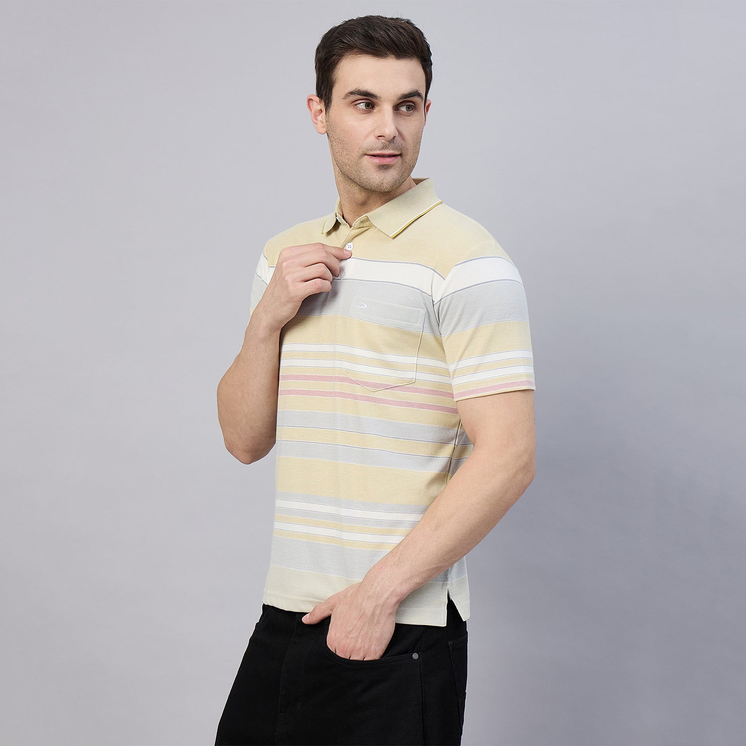 Duke Urban Men Half Sleeve Cotton Polo Tshirt (ON2037)
