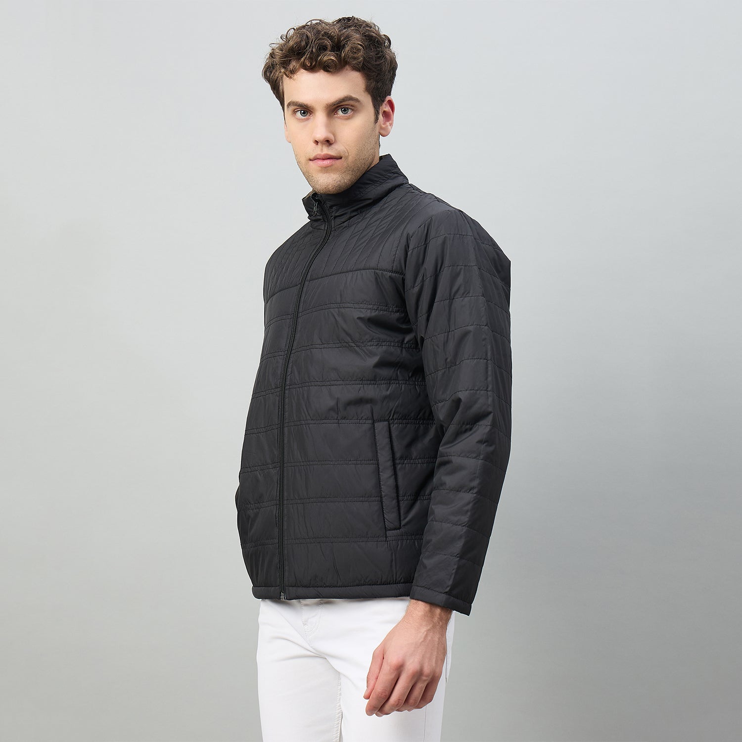 Duke Urban Men Reversible High Neck Regular Jacket (OSDZ9292)