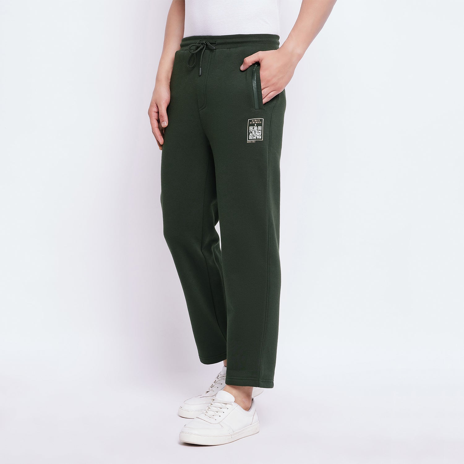 Duke Urban Men Solid Track Pant (LF5685)