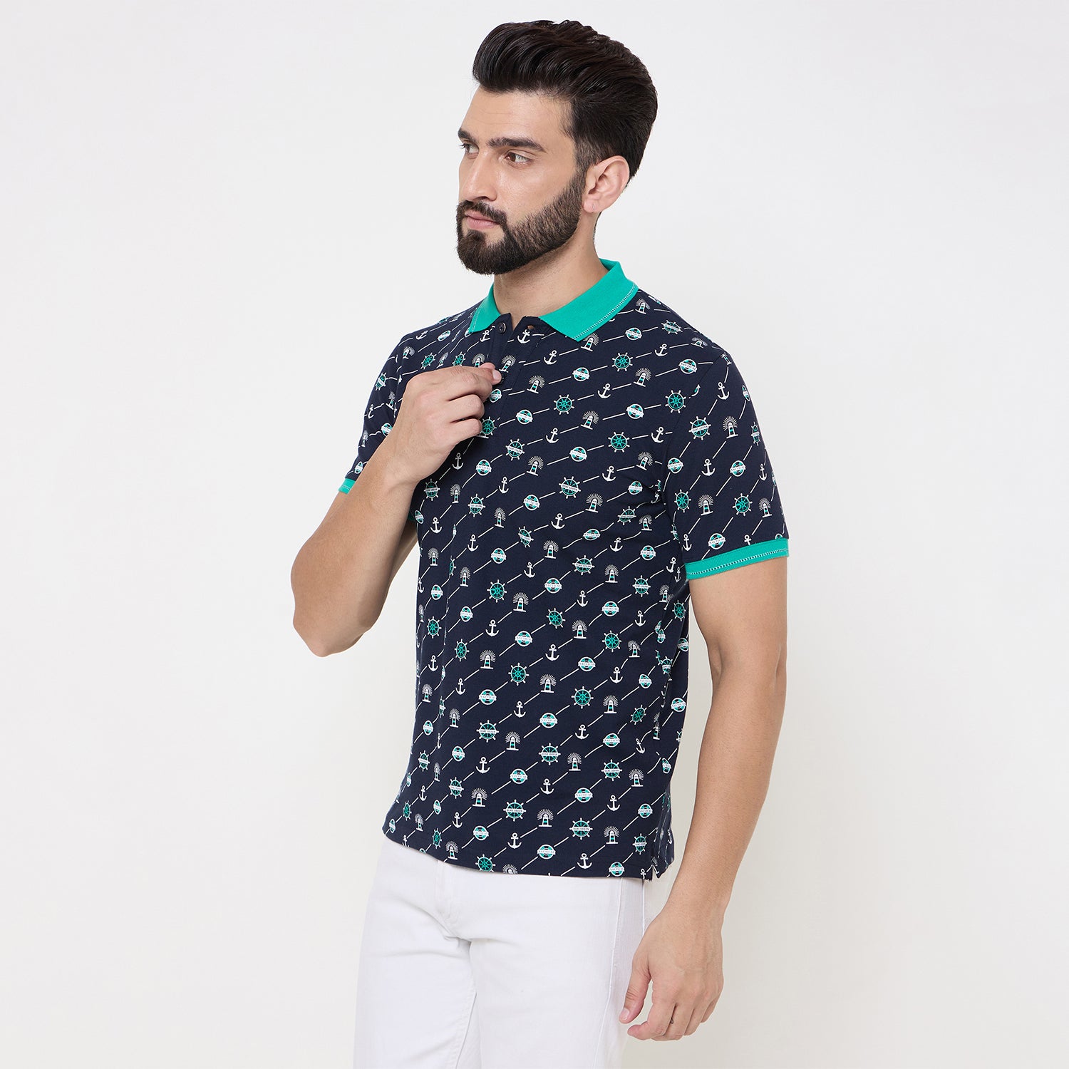 Duke Urban Men Half Sleeve Cotton Tshirt (LF7239)