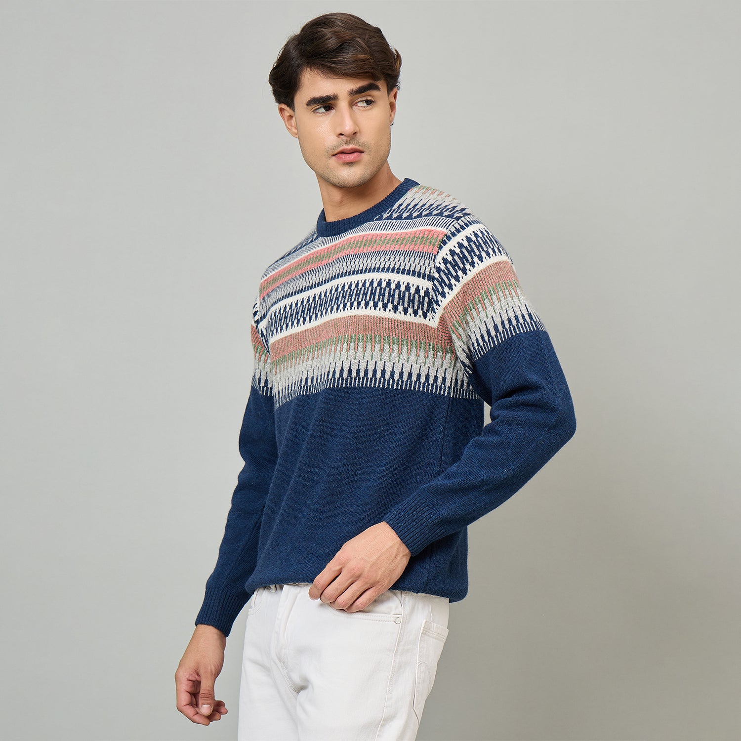Duke Urban Men Full Sleeve Classic round neck sweater (SDS2237)