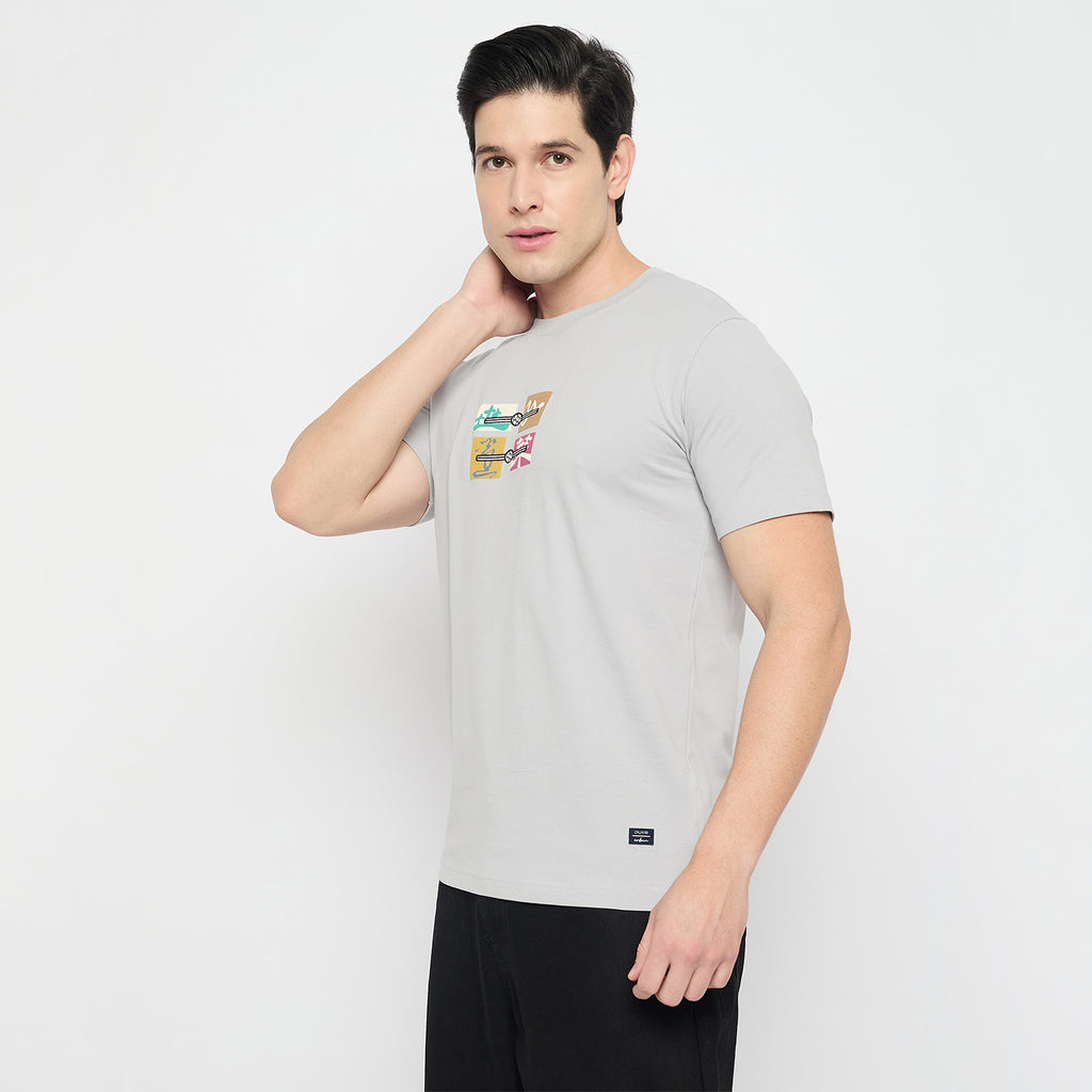 Duke Urban Men Half Sleeve Cotton Round Neck Tshirt (LF7545)