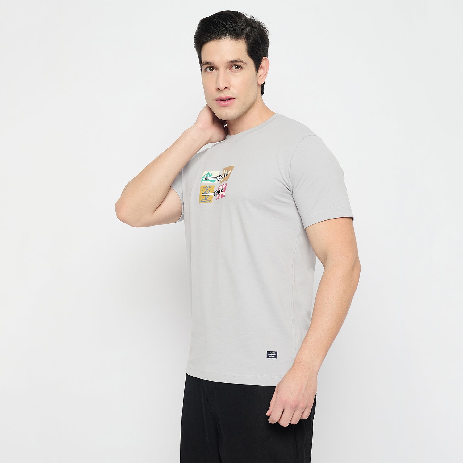 Duke Urban Men Half Sleeve Cotton Round Neck Tshirt (LF7545)