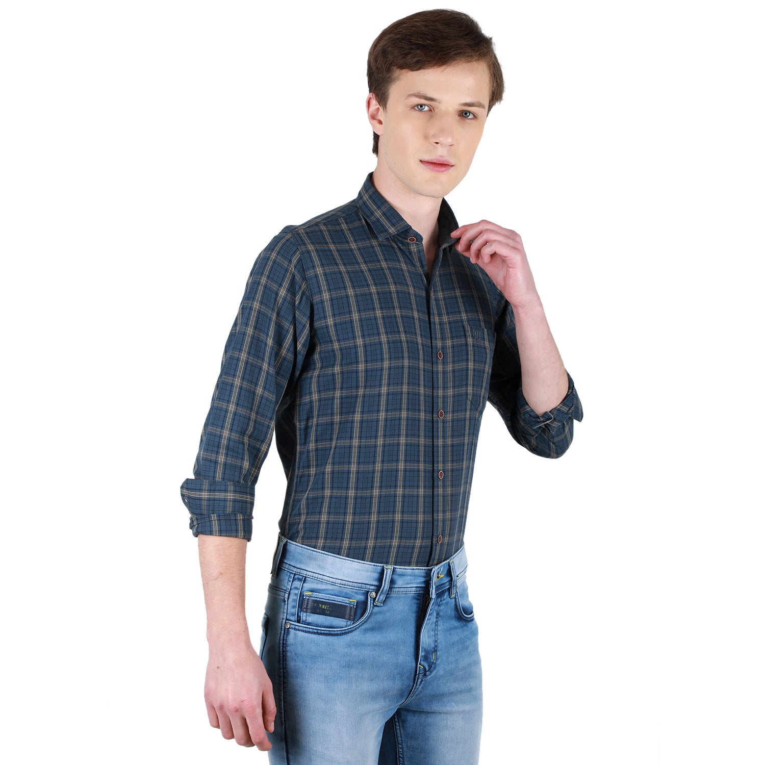 Duke Urban Men Full Sleeve Cotton Shirt (SDO8CKTY)