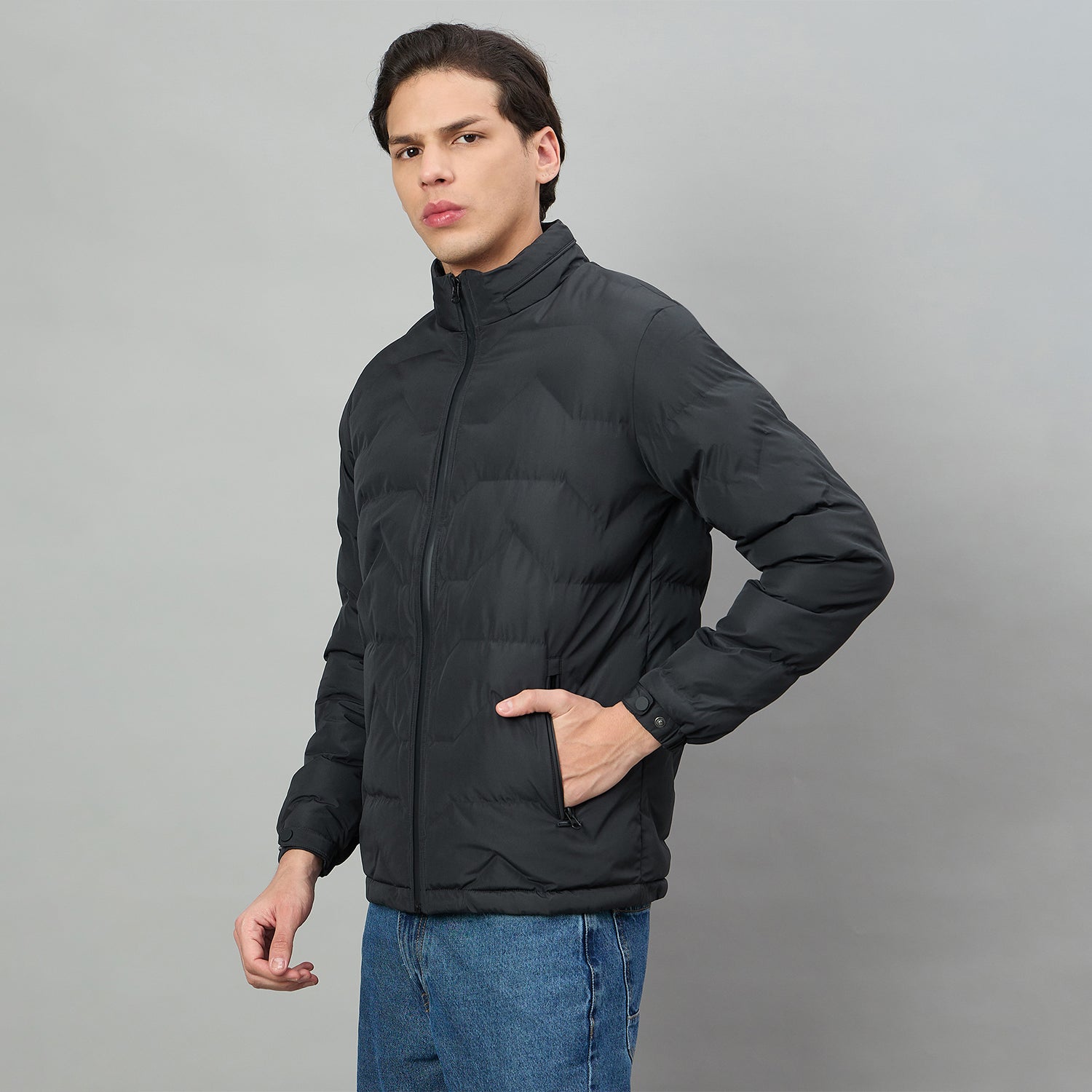 Duke Urban Men High Neck Full Sleeve Jacket (SDZ2394)