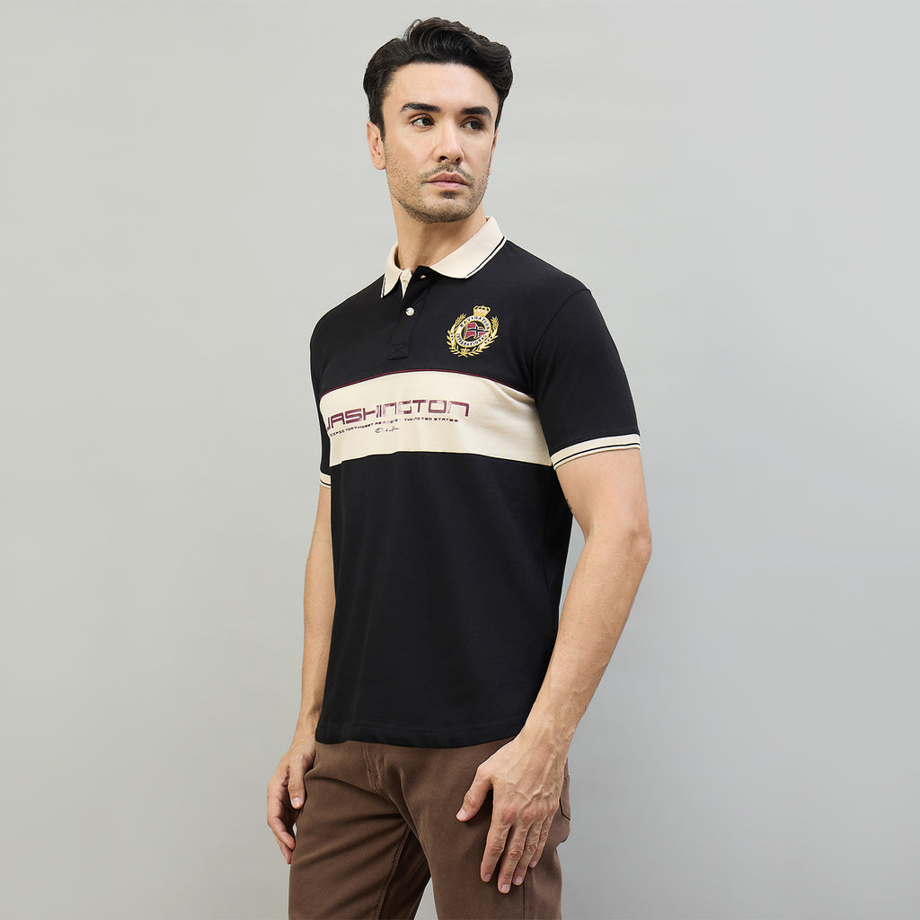 Duke Urban Men Half Sleeve Cotton Smart Fit Casual T-shirt (LF7970)