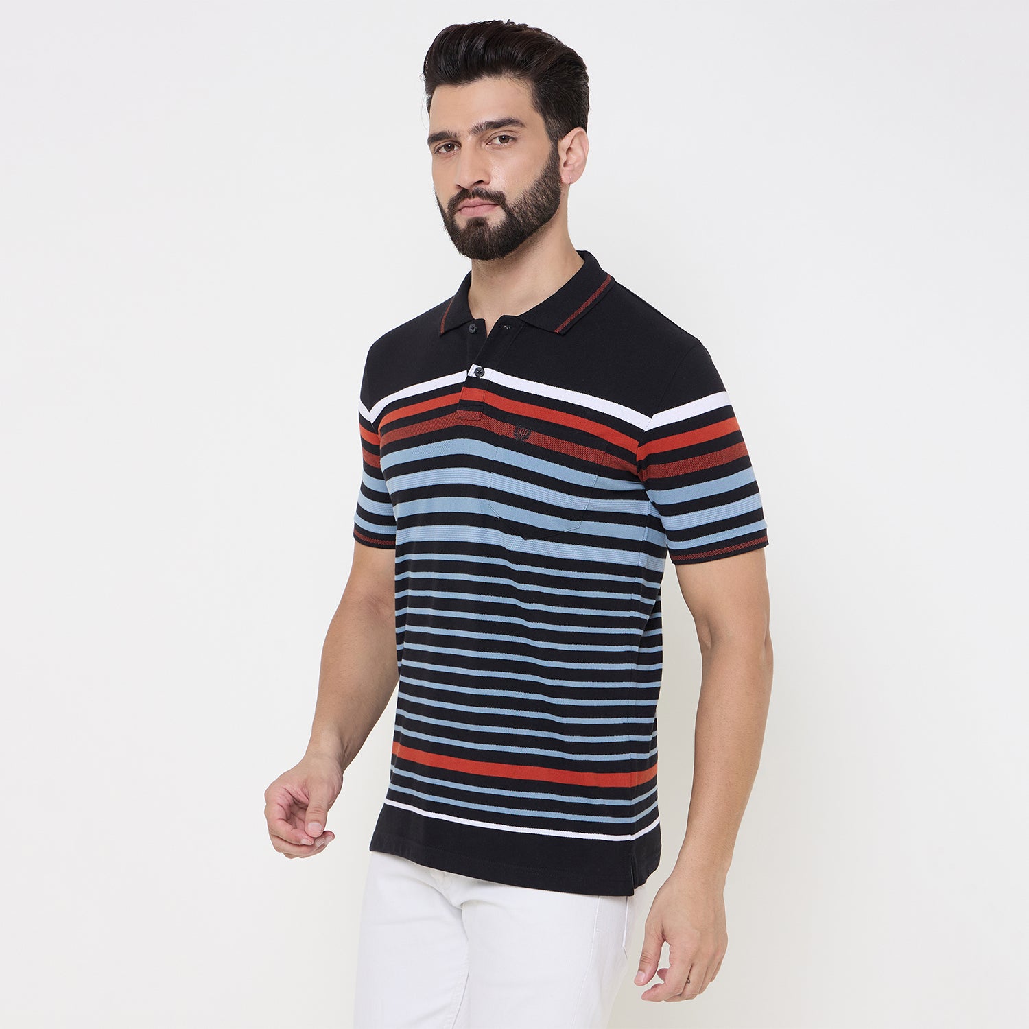 Duke Urban Men Half Sleeve Cotton Tshirt (LF7182)