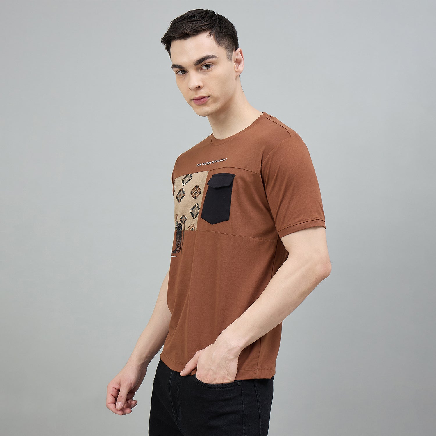 Duke Urban Men Half Sleeve Printed Slim fit Polo T-Shirt (LF7612)