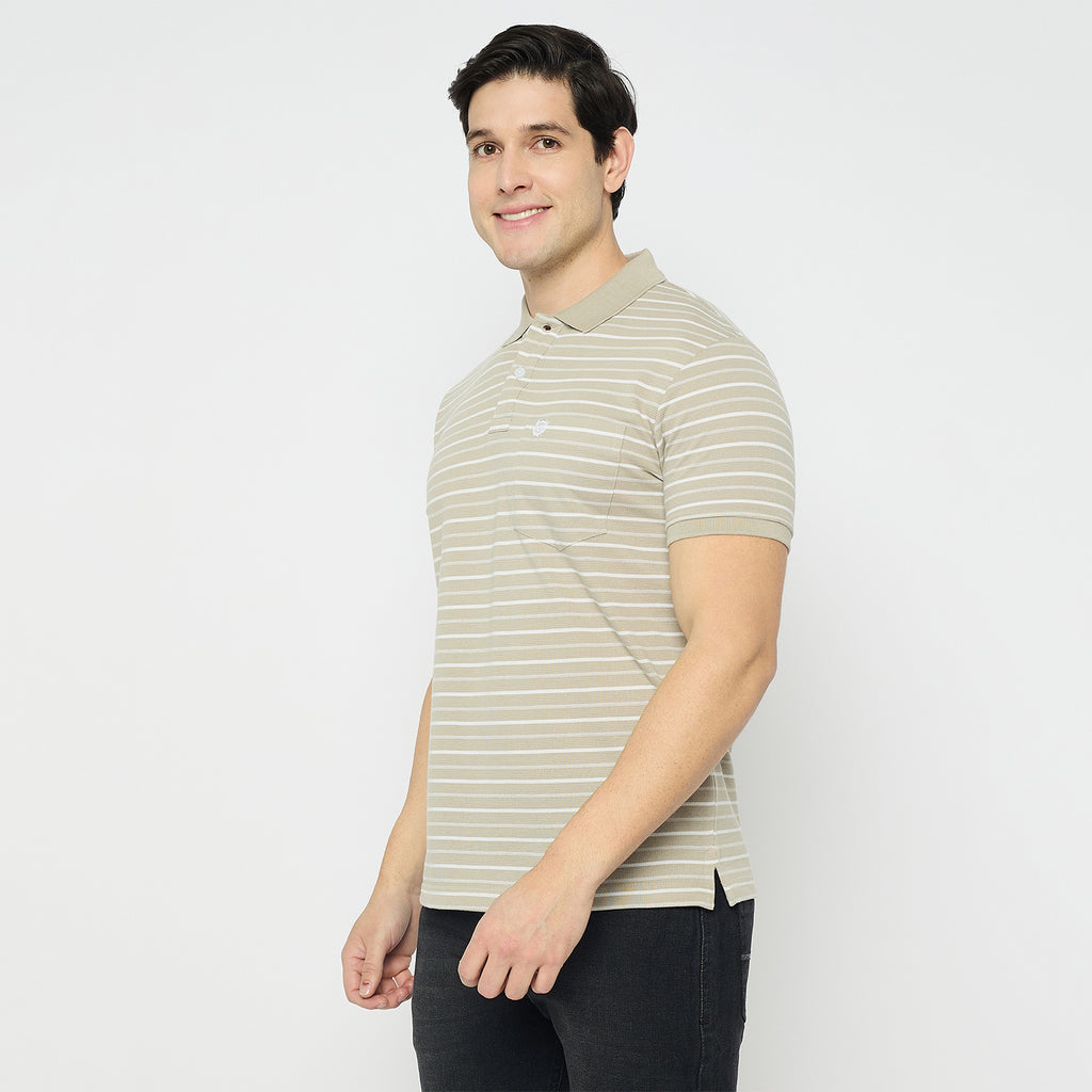 Duke Urban Men Half Sleeve Cotton Collared Tshirt (LF7678)