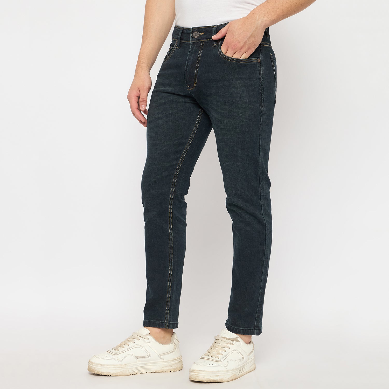 Duke Urban Men Ankle Length Stretchable Jeans (SDD5740A)