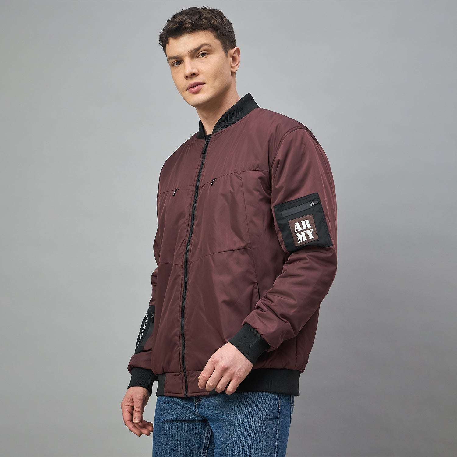 Duke Urban Men Full Sleeve Slim fit Bomber Jacket (SDZ3046N)