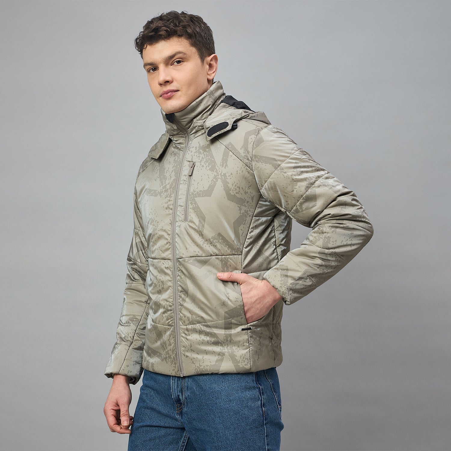 Duke Urban Men Full Sleeve Hooded Regular Jacket (SDZ2263)