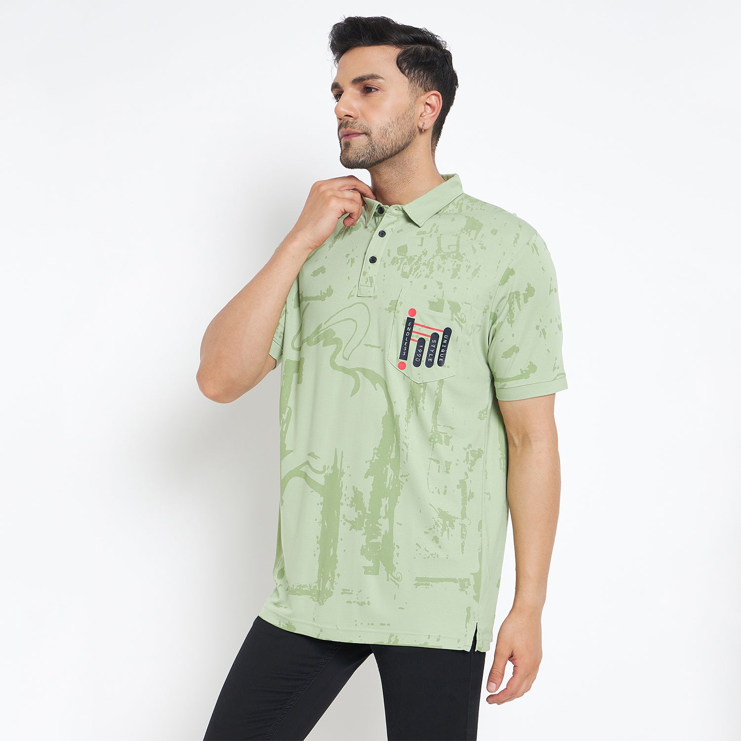 Duke Urban Men Half Sleeve Cotton T-Shirt (LF7118)