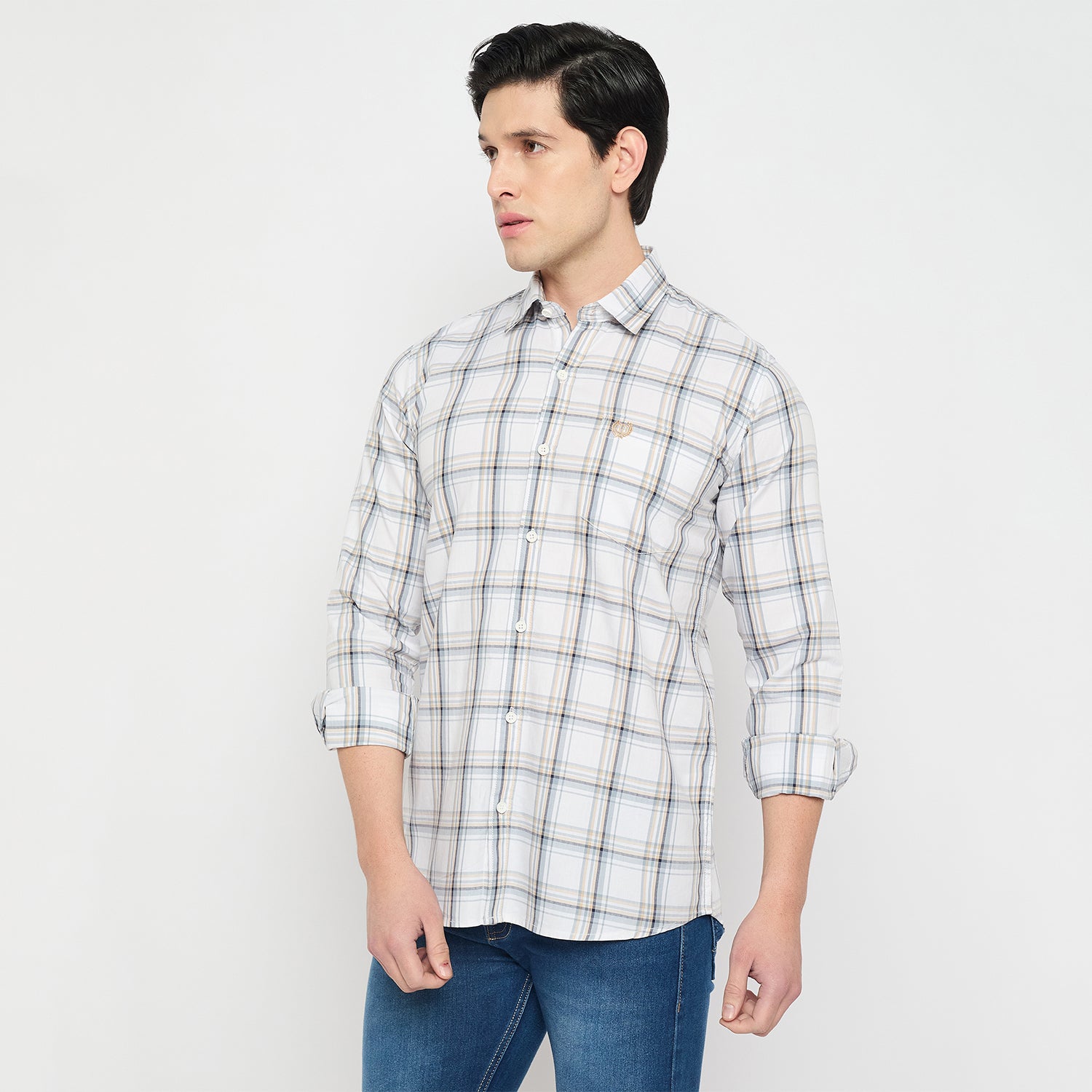 Duke Urban Men Full Sleeve Cotton Shirt (SDO6CHC)