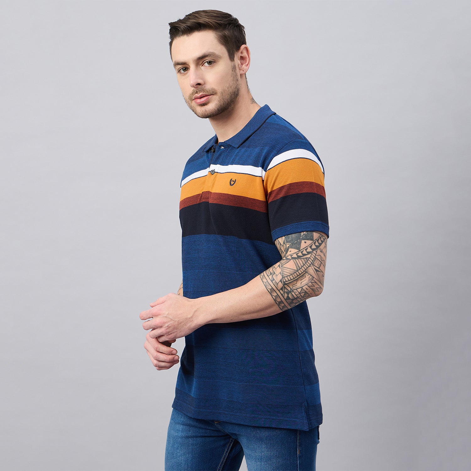 Duke Urban Men Half Sleeve Cotton Polo Tshirt (ON1427)