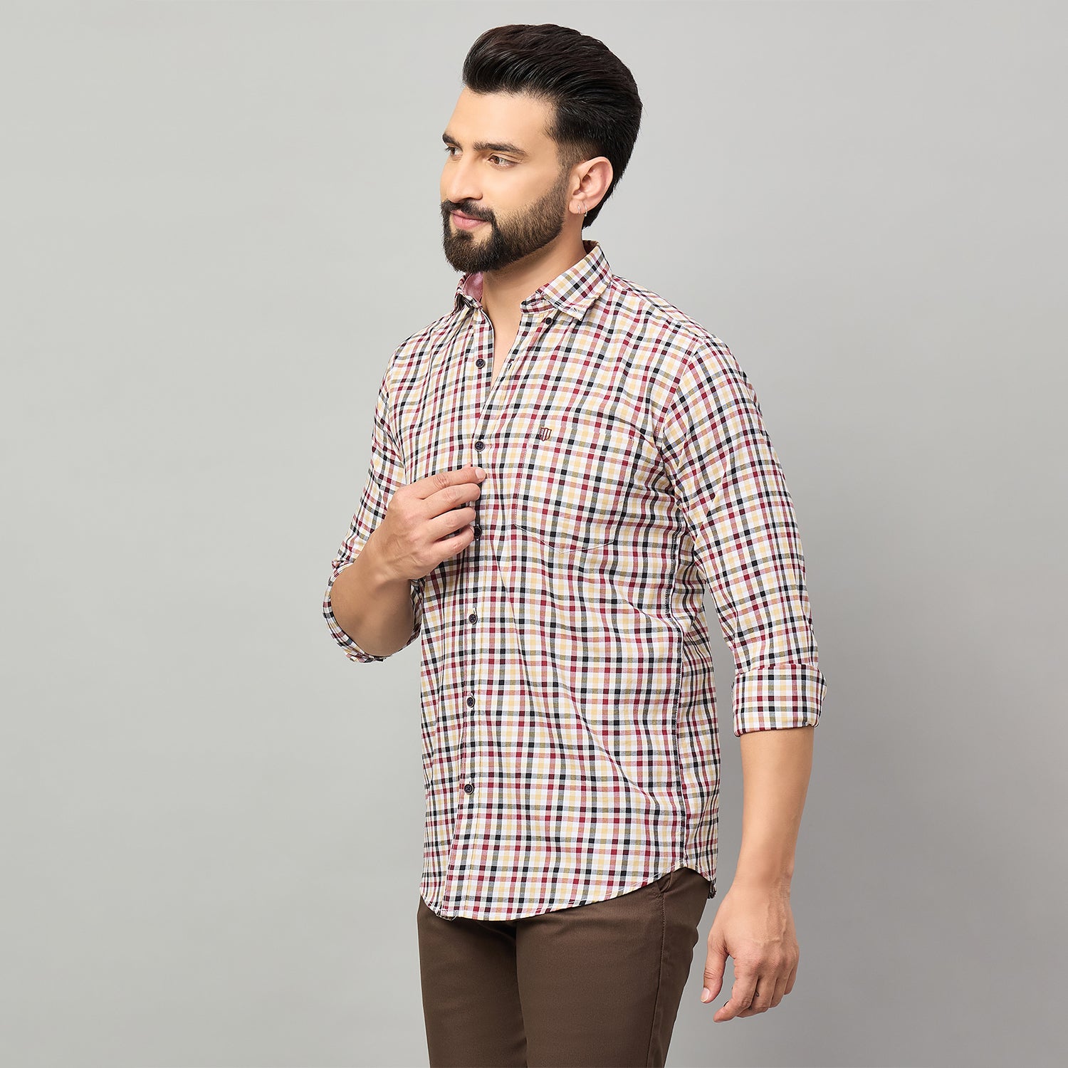 Duke Urban Men Full Sleeve Cotton Shirt (SDO5CKBE)