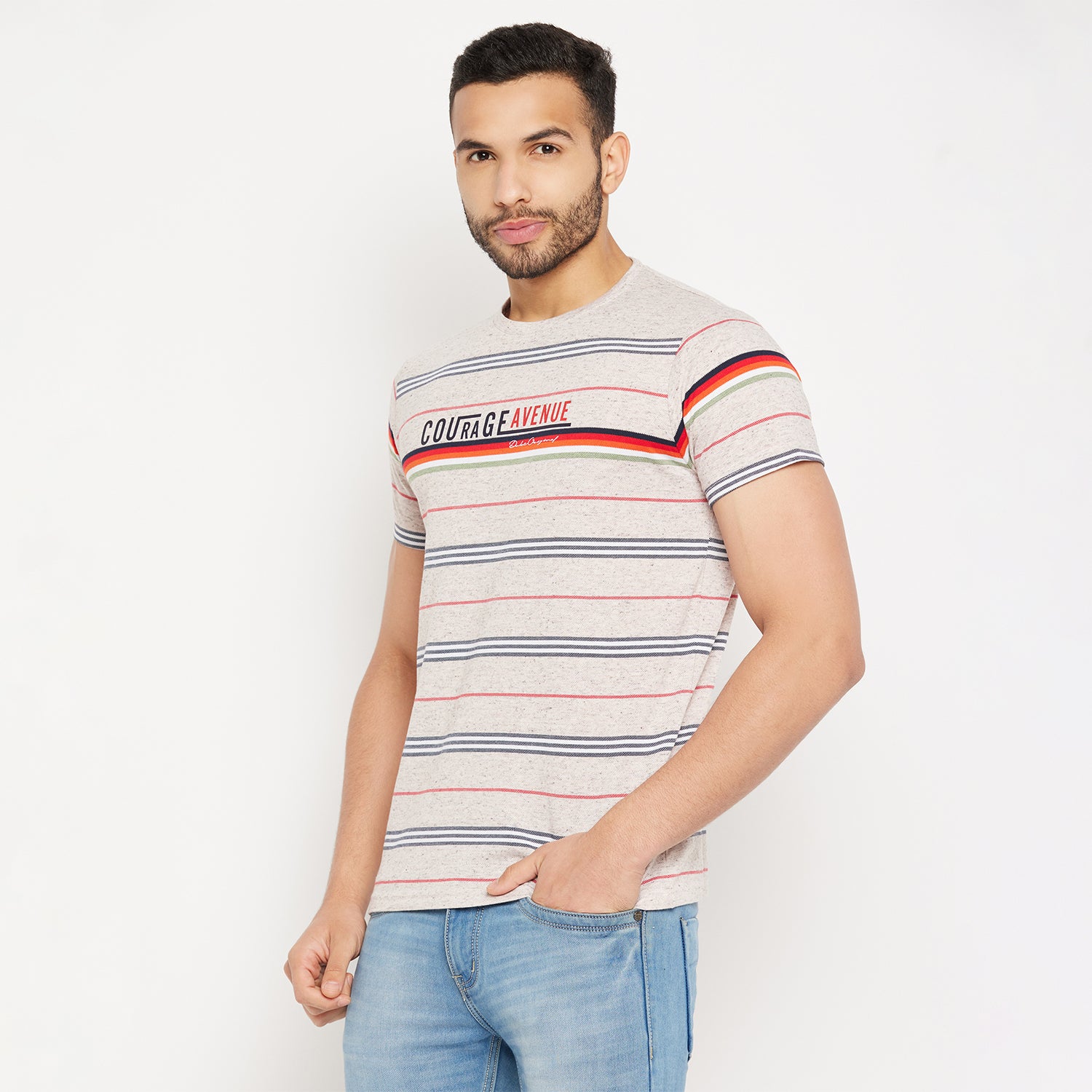 Duke Stardust Men Half Sleeve Round Neck Cotton T-shirt (4022)