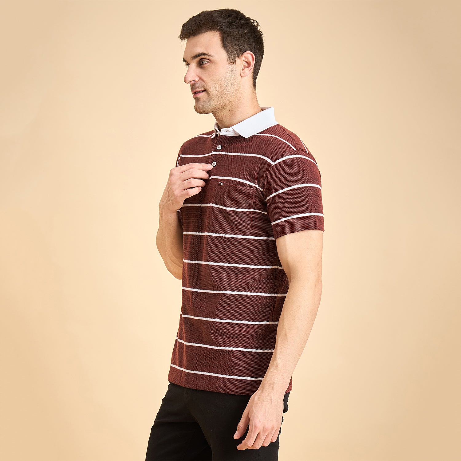 Duke Urban Men Half Sleeve Cotton Polo Tshirt (ON2153)
