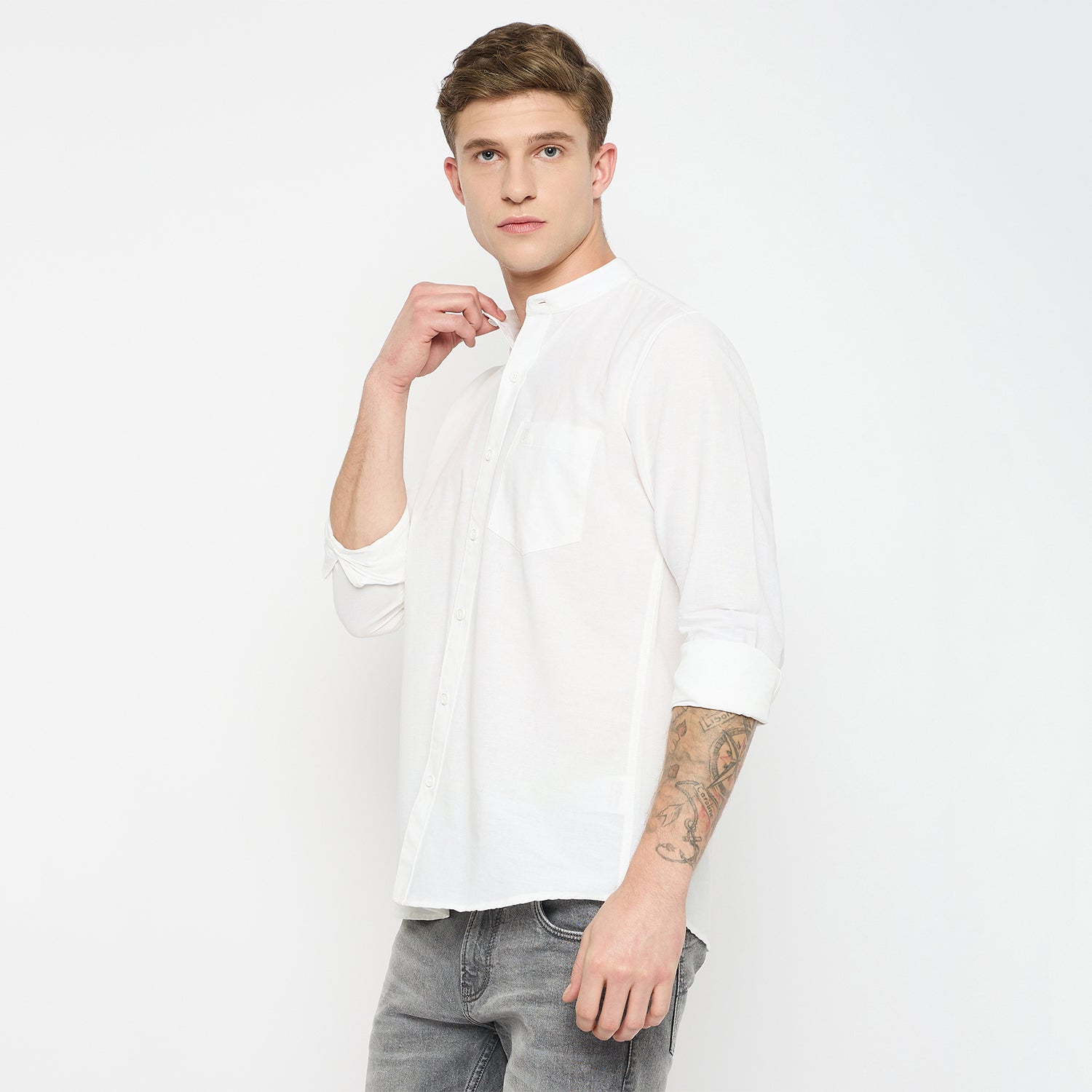 Duke Urban Men Full Sleeve Cotton Shirt (SDO8PLSC)