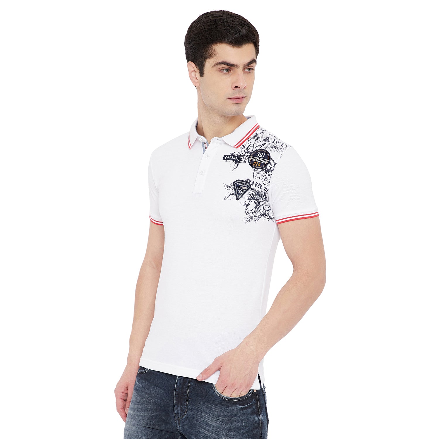 Duke Men Half Sleeve T-Shirt (LF4862)