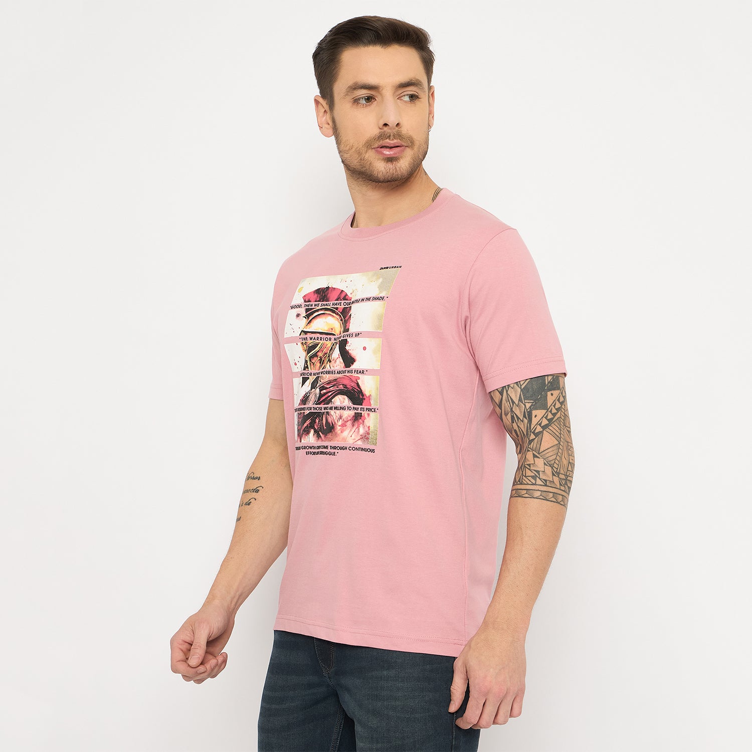 Duke Urban Men Half Sleeve Cotton Tshirt (LF7487)