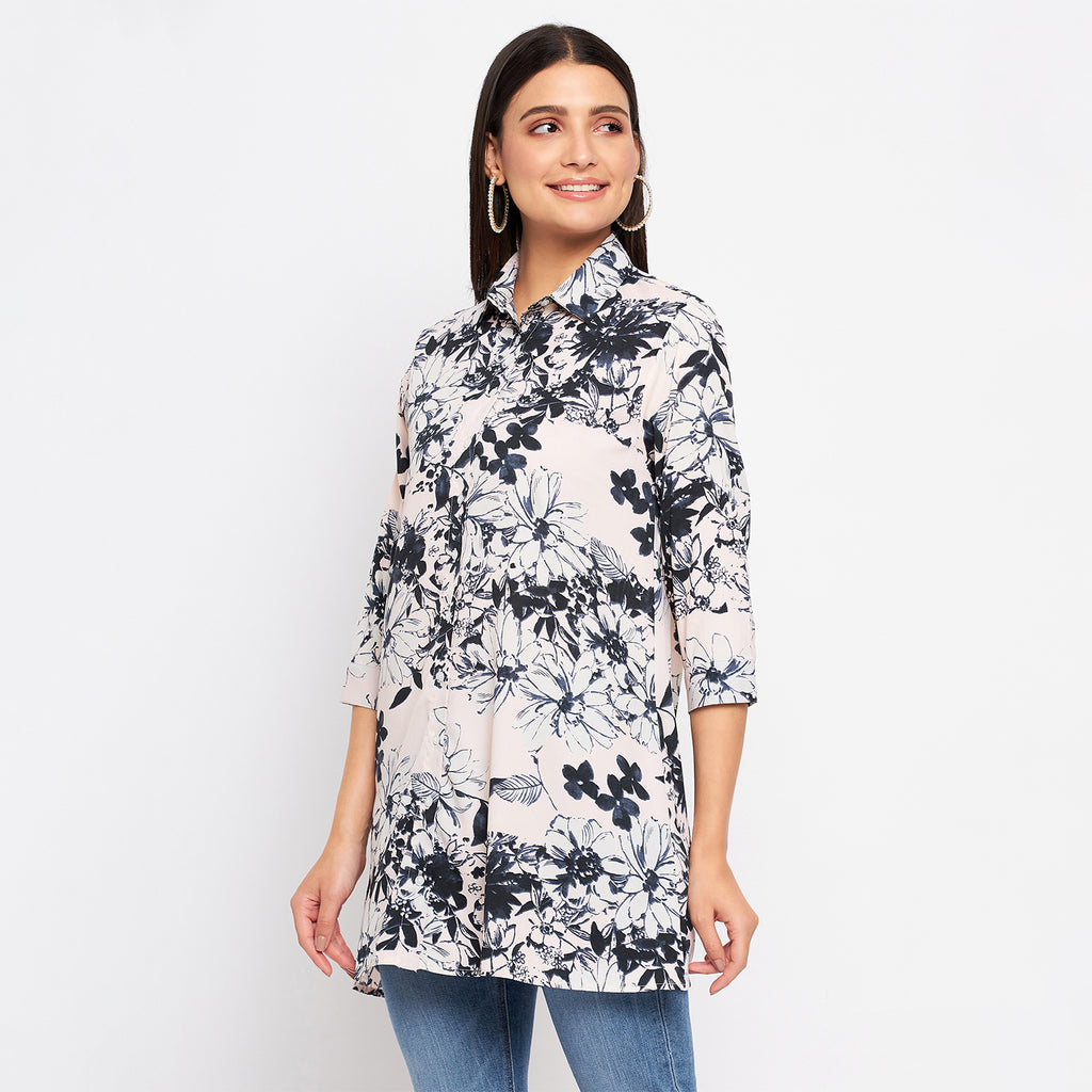 Duke Stardust Women 3/4 Sleeve Printed Tunic (SDX4107)