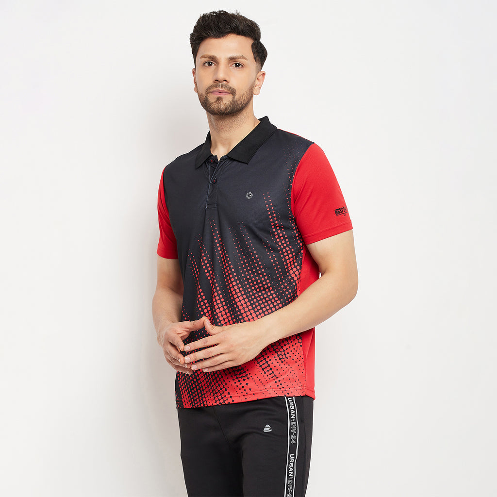 Duke Stardust Men Half Sleeve Polo Neck Cotton T-shirt (GD1224)