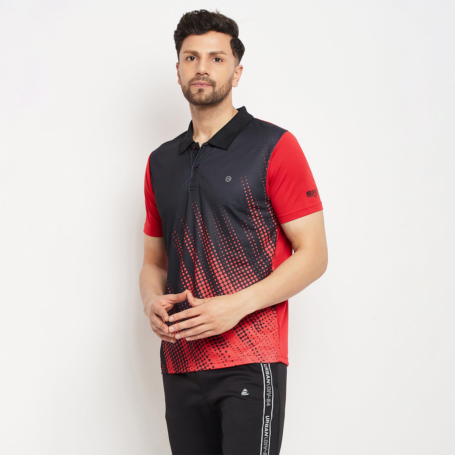 Duke Stardust Men Half Sleeve Polo Neck Cotton T-shirt (GD1224)